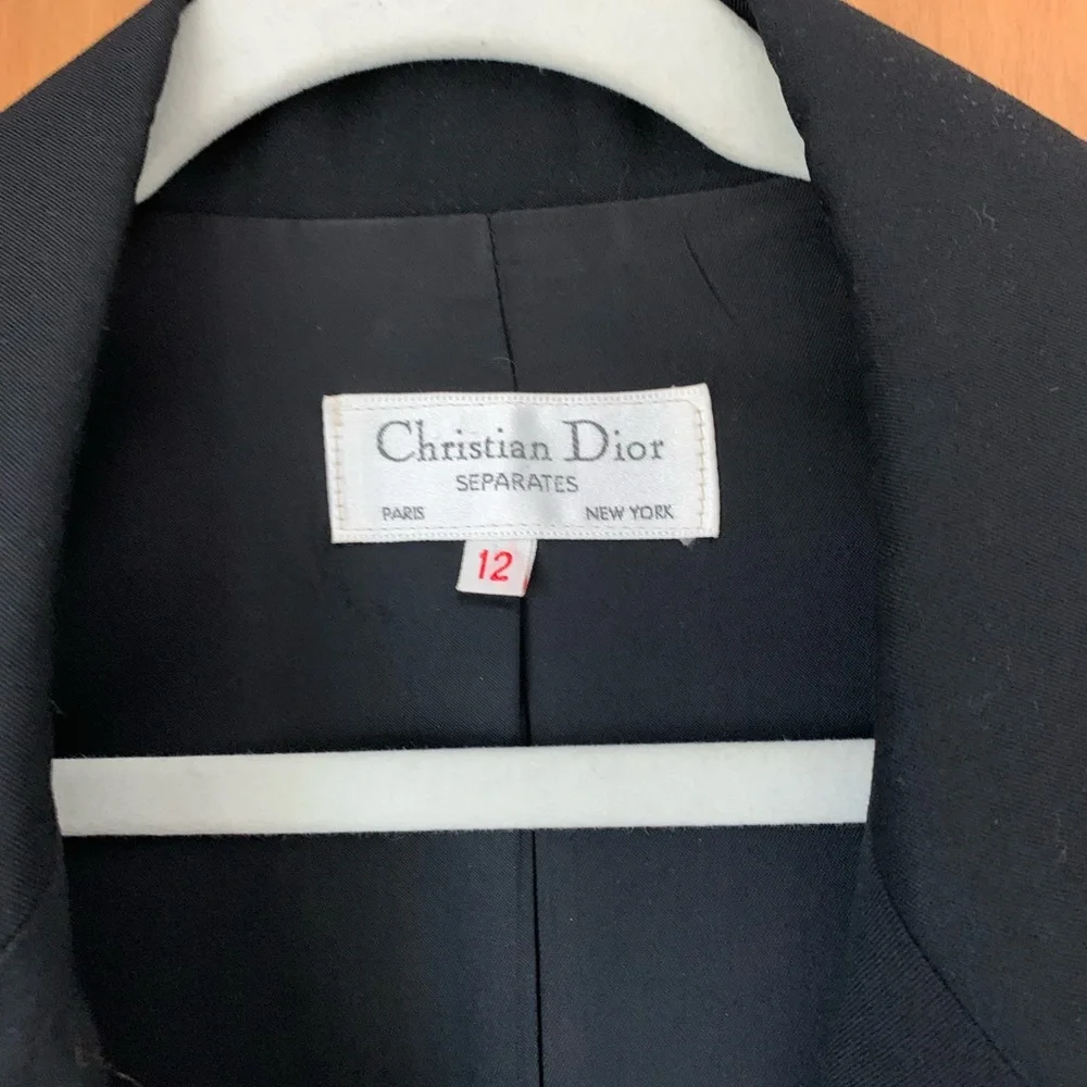 Christian Dior Waist length blazer Navy Size 12
